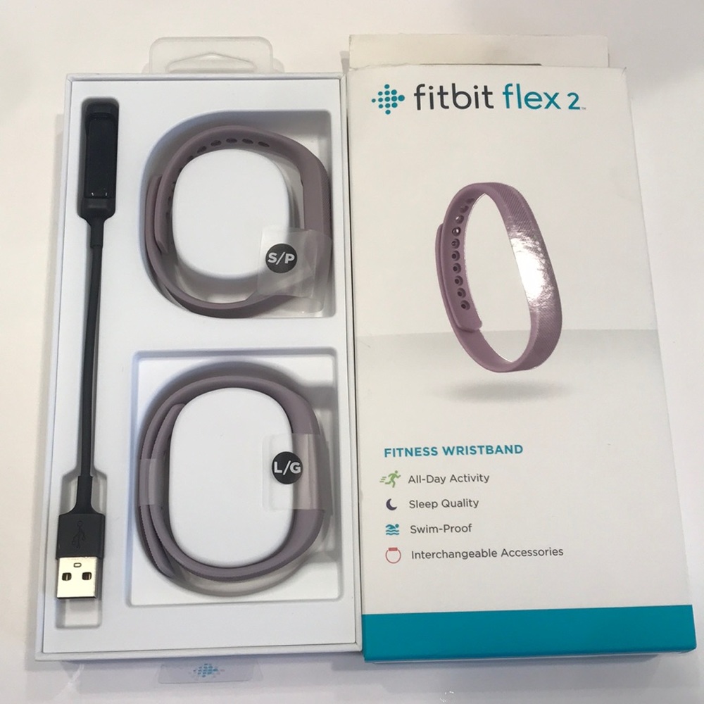 Fitbit Flex 2 Fitness Tracker with Lavender Band